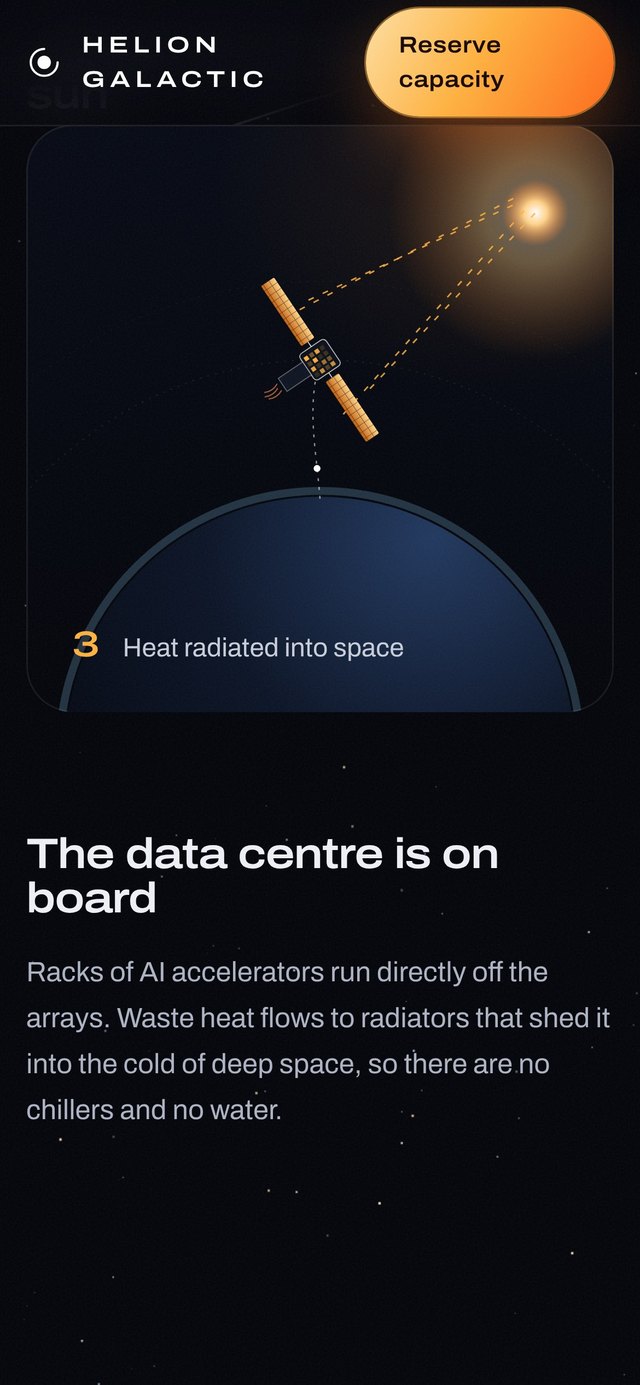 Helion Galactic on a phone: Pinned diagram